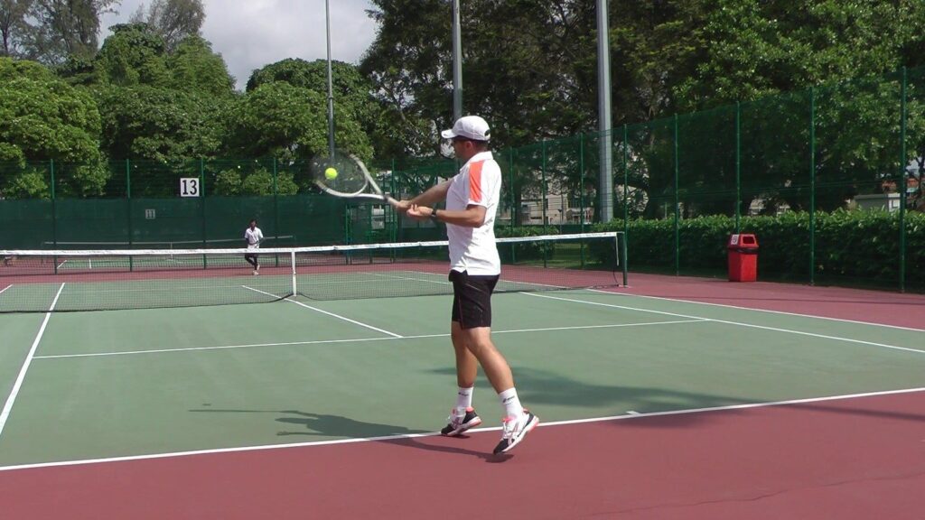high ball in tennis
