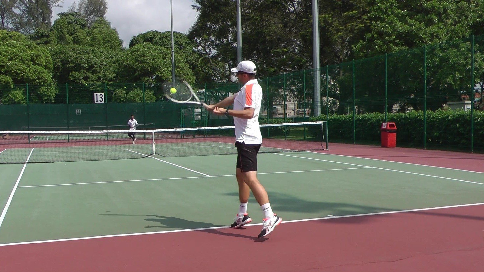 high ball in tennis
