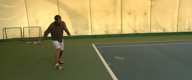 fast ball in tennis