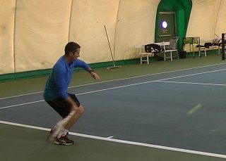 short backswing on the forehand