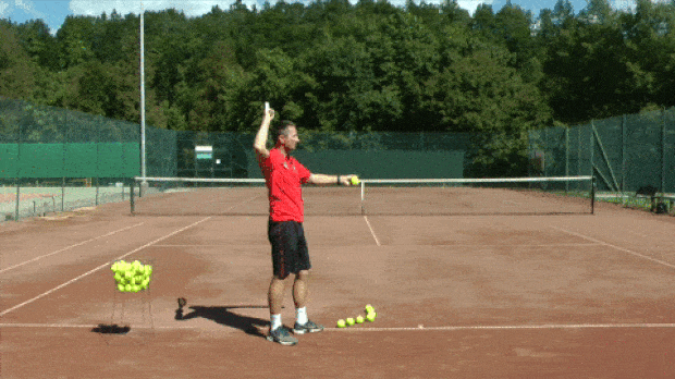 serve drop drill