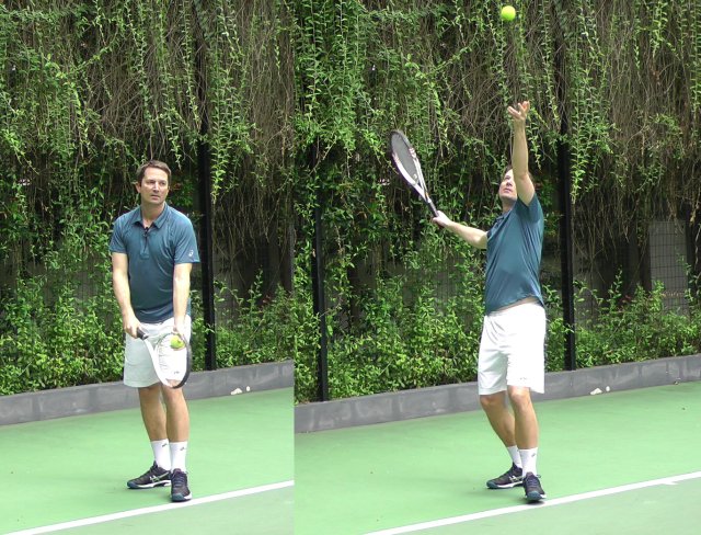 proper serve rhythm