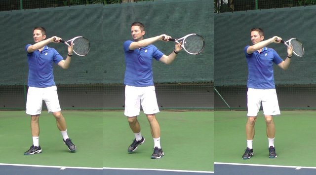 consistent forehand finish