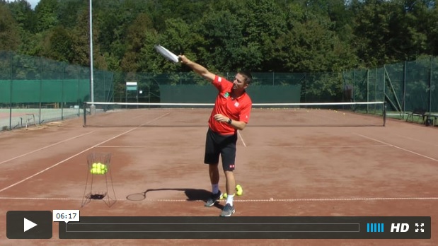 tennis serve video course