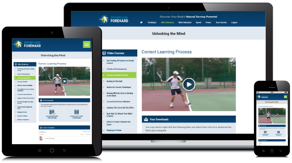 effortless tennis forehand