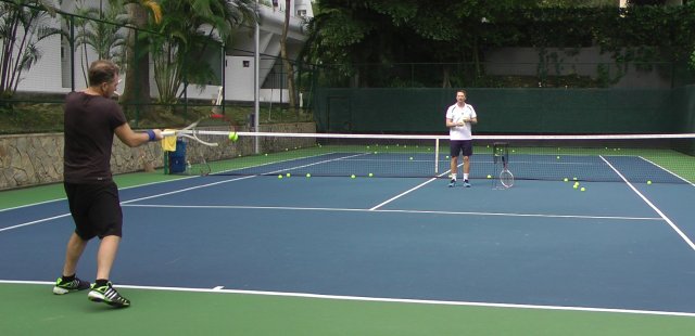 adjusting footwork steps