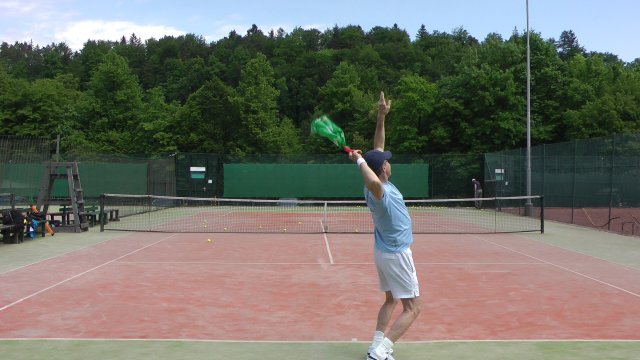 serve bag drill for biomechanics