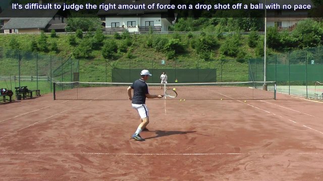 playing a drop off a dead ball