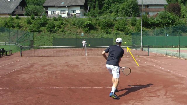 lower and longer drop shot