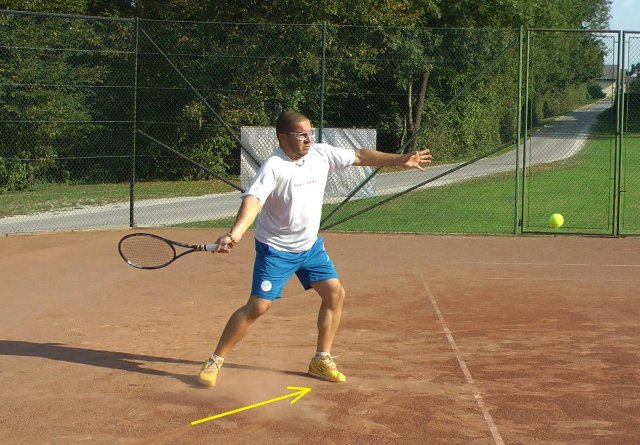 fundamental balance in tennis