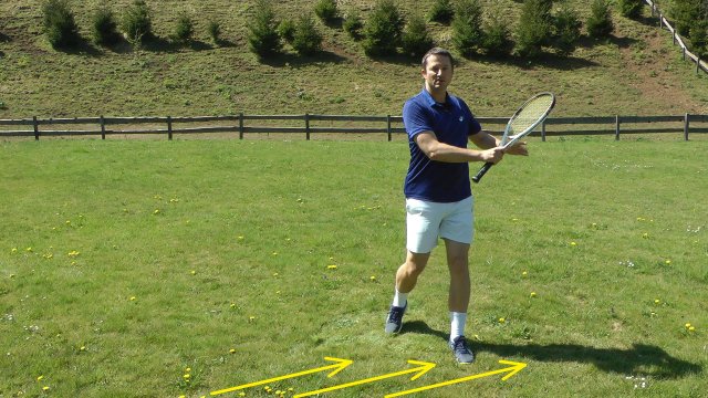 foot-shifts various tennis forehand stances