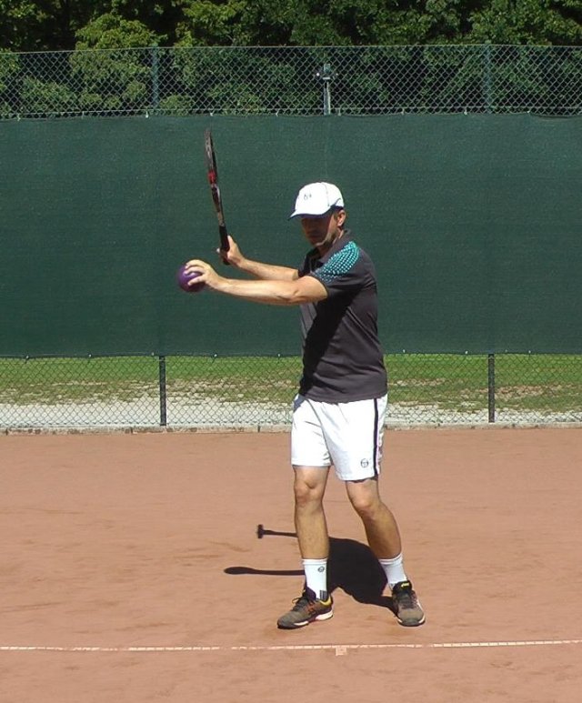 forehand weight drill