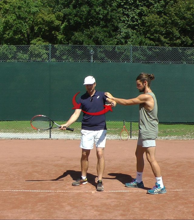 powerful forehand