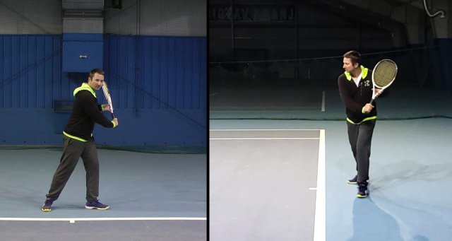 backhand preparation