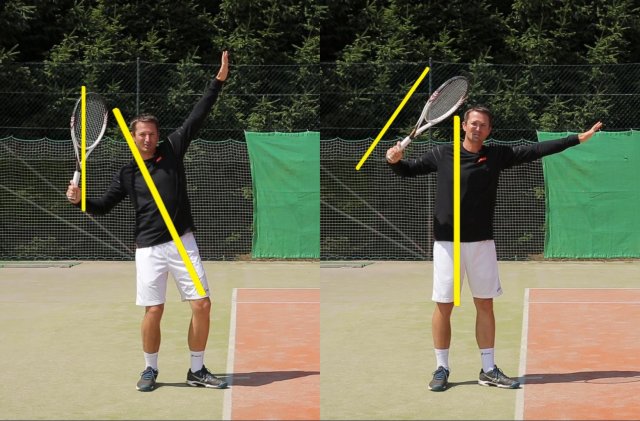 serve trophy position illusion