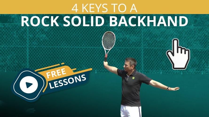 Tennis OneHanded Backhand Tips 4 Keys To A Consistent Backhand