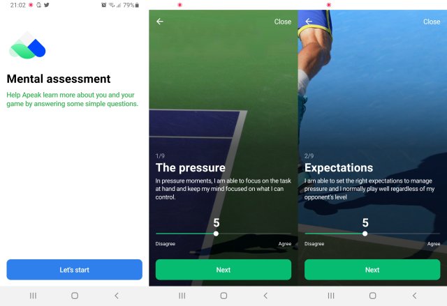 apeak mental tennis assessment