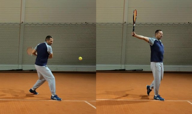 backhand shoulder turn