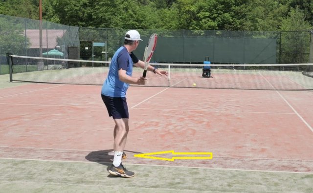 too early neutral stance forehand