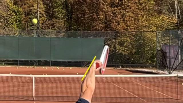 tennis serve in slow motion