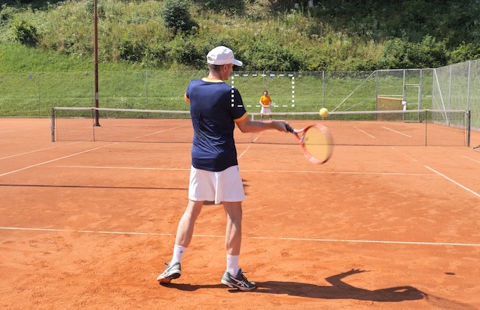 aiming into a window