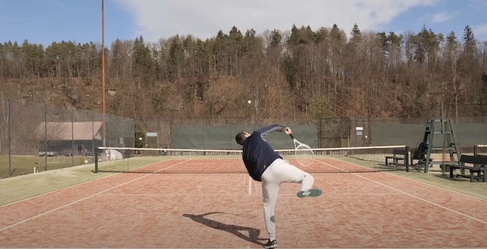 good kick serve to the T