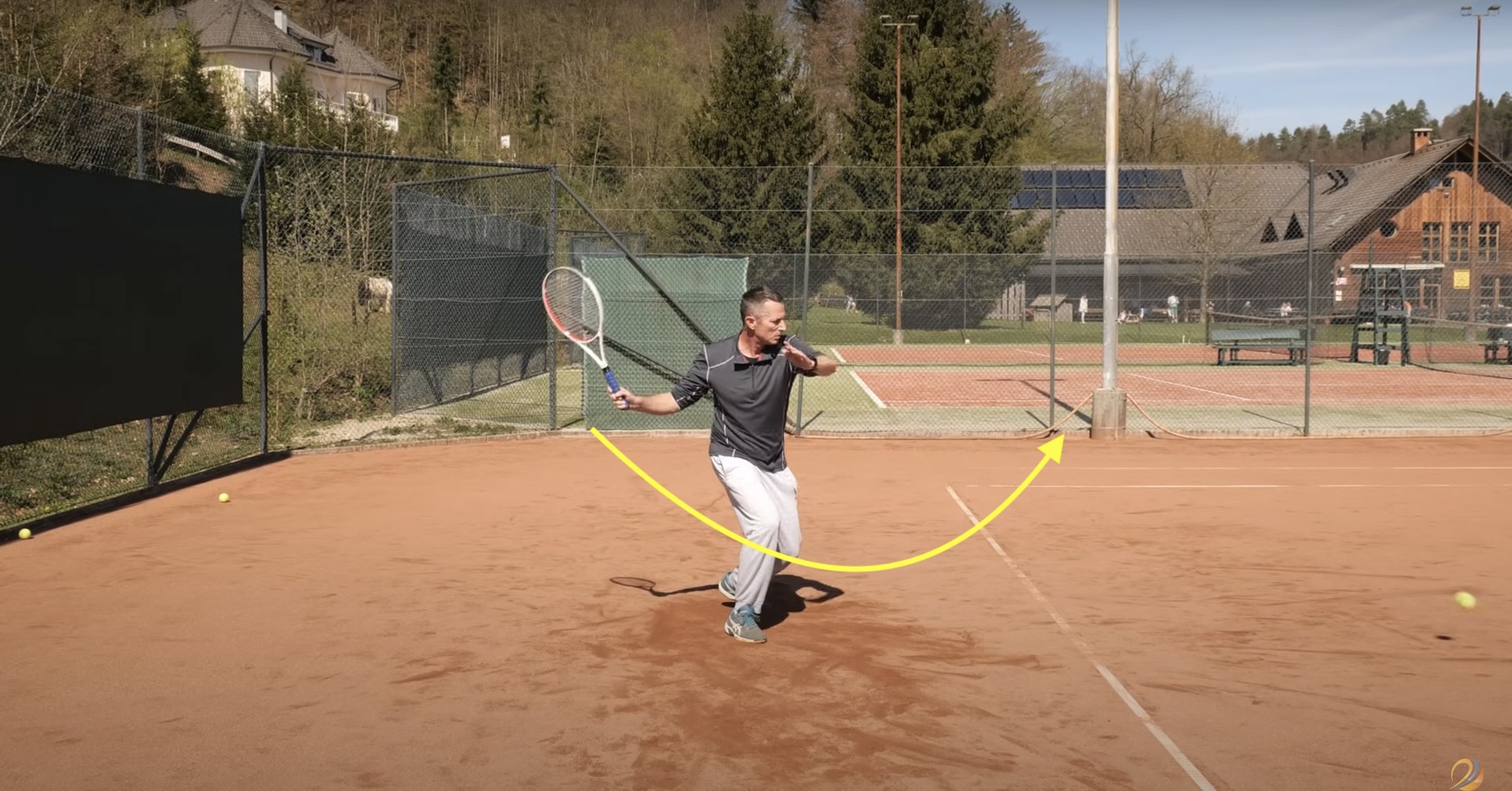 heavy ball in tennis