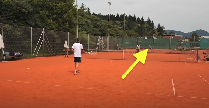 Use drop shots when opponent is deep behind the baseline