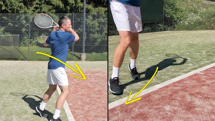 poor balance in tennis