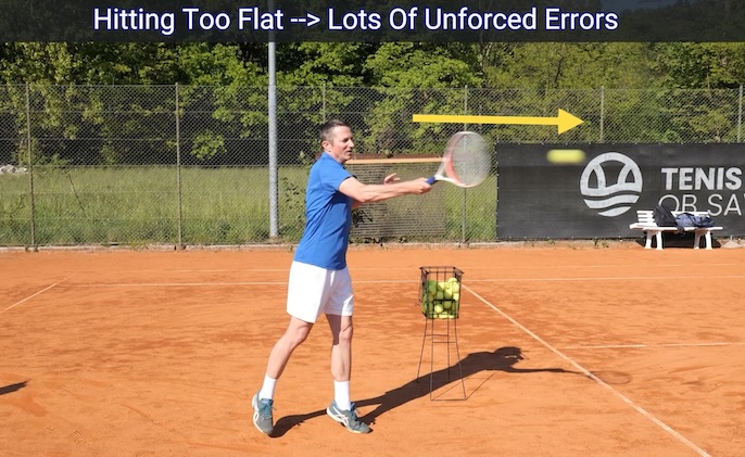 flat-forehand flat forehand approach