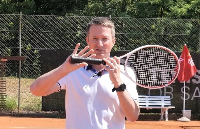 forehand volley grip