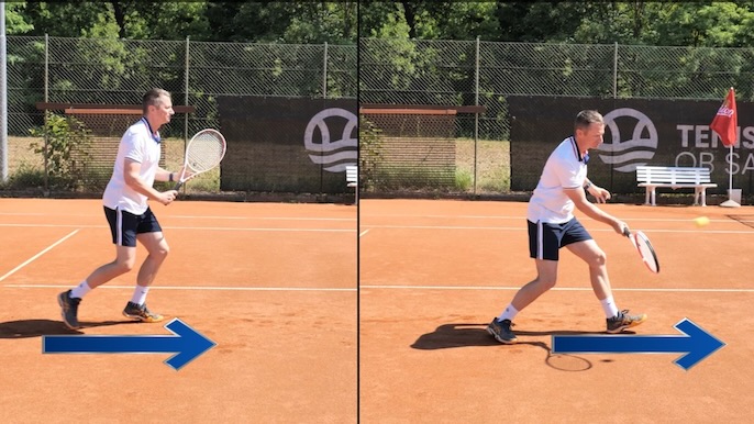 the volley split step