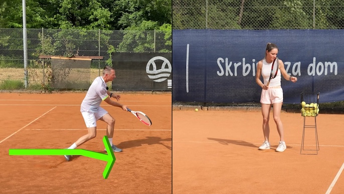 split step at the net