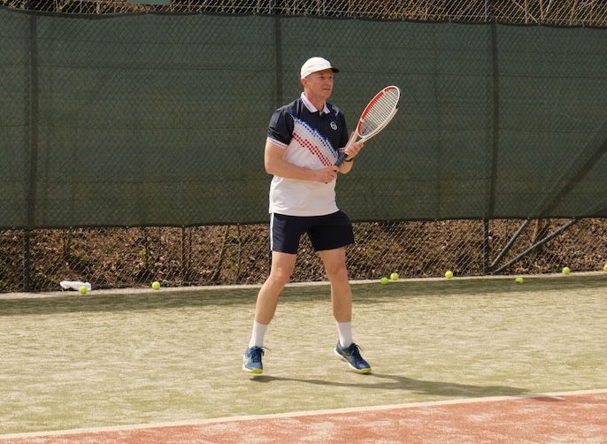 split step at the baseline