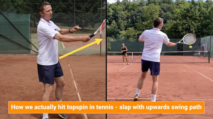 advanced tennis topspin